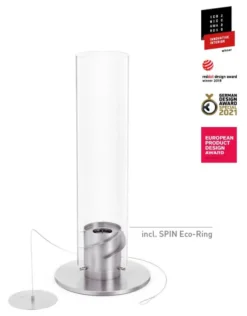 Höfats SPIN 1200 Tischfeuer silber