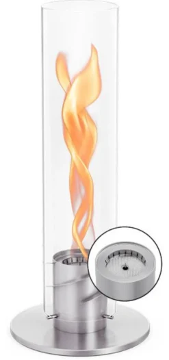 Höfats SPIN 1200 Tischfeuer silber