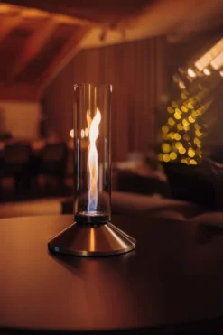 Höfats SPIN X 900 Tischfeuer silber