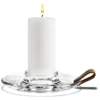 Holmegaard Design With Light Blockkerzenhalter klar Ø17 cm