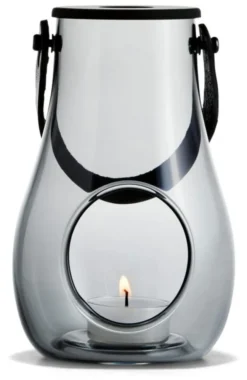 Holmegaard Design With Light Windlicht Laterne smoke H:16 cm