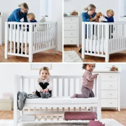 Hoppekids Babybett Anton 60x120cm weiß