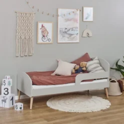 Hoppekids Blend Juniorbett 70x160 cm Eiche/Dove Grey