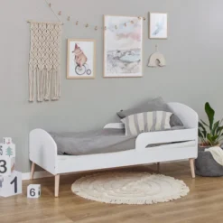 Hoppekids Blend Juniorbett 70x160 cm Eiche/weiß