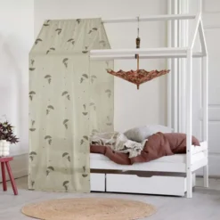 Hoppekids ECO Comfort Haus Bett 70x160cm weiß