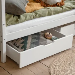 Hoppekids ECO Comfort Haus Bett 70x160cm weiß
