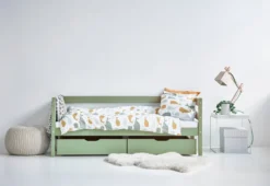Hoppekids ECO Comfort Juniorbett 70x160cm pale green