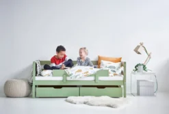Hoppekids ECO Comfort Juniorbett 70x160cm pale green