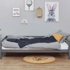 Hoppekids ECO Dream Bett 90x200cm smoked pearl