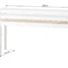 Hoppekids ECO Dream Halbhochbett 90x200cm mit gerader Leiter nicht teilbar weiß