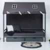 Hoppekids ECO Dream Hausbett 90x200cm dunkelgrau