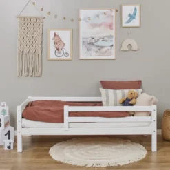 Hoppekids ECO Dream Juniorbett 70x160cm mit 3/4 Absturzsicherung weiß