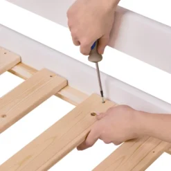 Hoppekids ECO Luxury Bett 120x200cm mit Rollrost weiß
