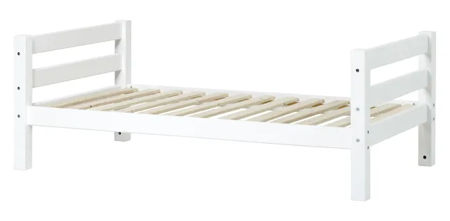 Hoppekids ECO Luxury Juniorbett 70x160cm mit Rollrost weiß