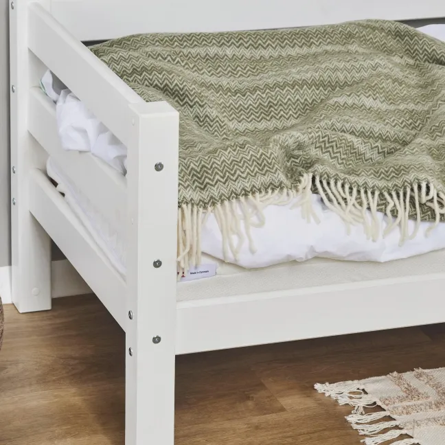 Hoppekids ECO Luxury Sofabett Junior 70x160cm mit Rollrost weiß