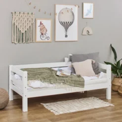 Hoppekids ECO Luxury Sofabett Junior 70x160cm mit Rollrost weiß