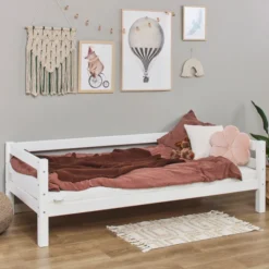 Hoppekids ECO Luxury Sofabett 90x200cm mit Rollrost weiß