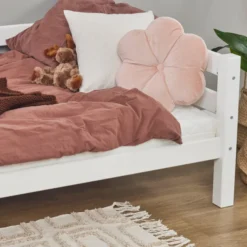 Hoppekids ECO Luxury Sofabett 90x200cm mit Rollrost weiß