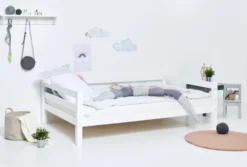 Hoppekids ECO Luxury Sofabett 120x200cm mit Rollrost weiß