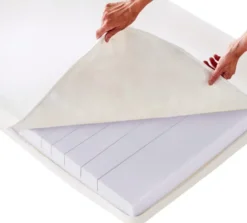 Hoppekids Kaltschaum-Matratze 90x200cm inkl. Baumwoll Bezug weiß