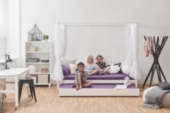 Hoppekids Kaltschaum Matratze 9x70x190cm weiß