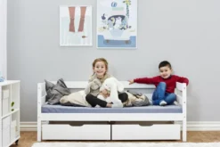 Hoppekids Kaltschaum Matratze 9x70x160cm weiß