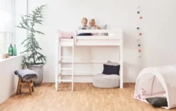 Hoppekids Kaltschaum Matratze 12x70x160cm weiß