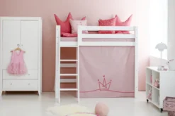 Hoppekids Kleiderschrank 2 Türen und 2 Schubladen weiß