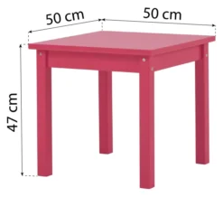 Hoppekids Mads Kindertisch baroque rose
