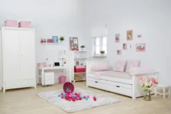 Hoppekids Maja Deluxe Sofabett 90x200cm mit Rollrost weiß