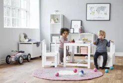 Hoppekids Marie Bücherregal mit 3 Fachböden weiß