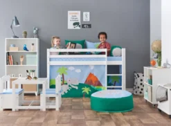 Hoppekids Peter Bücherregal mit 3 Fachböden weiß