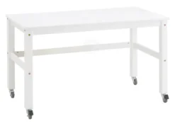 Hoppekids Schreibtisch Jonas auf Rollen weiß