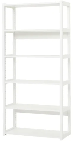 Hoppekids Storey Regal 80cm mit 6 Einlegeböden weiß
