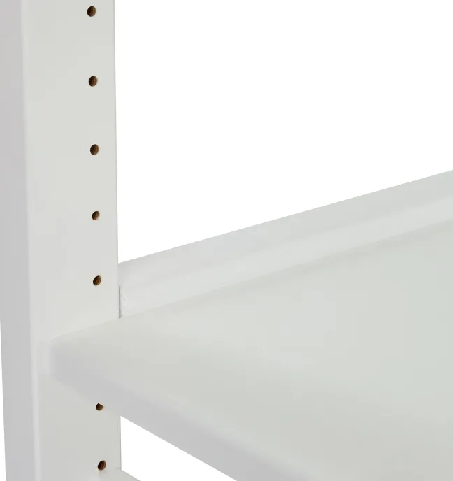 Hoppekids Storey Regal 80cm mit Tischplatte und 2 Einlegeböden weiß