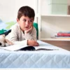 Hoppekids Storey Regalkombination 80cm mit Juniorbett 70x160cm und 8 Einlegeböden weiß
