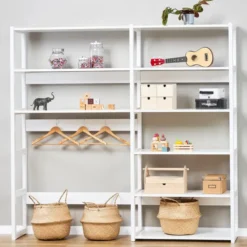 Hoppekids Storey Regalkombination 80cm mit 8 Regalböden weiß