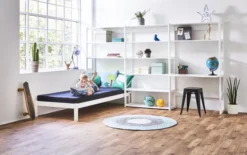 Hoppekids Storey seitliche Ergänzung 80cm mit 4 Einlegeböden weiß