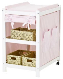 Hoppekids Wickelauflage rosa für ECO COMFORT Wickeltisch