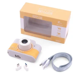 Hoppstar Expert Digitalkamera für Kinder mit Selfiekamera citron