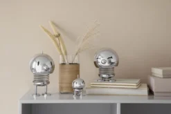Hoptimist® LED Lampe mit Akku L chrom