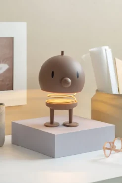Hoptimist® LED Lampe mit Akku XL braun