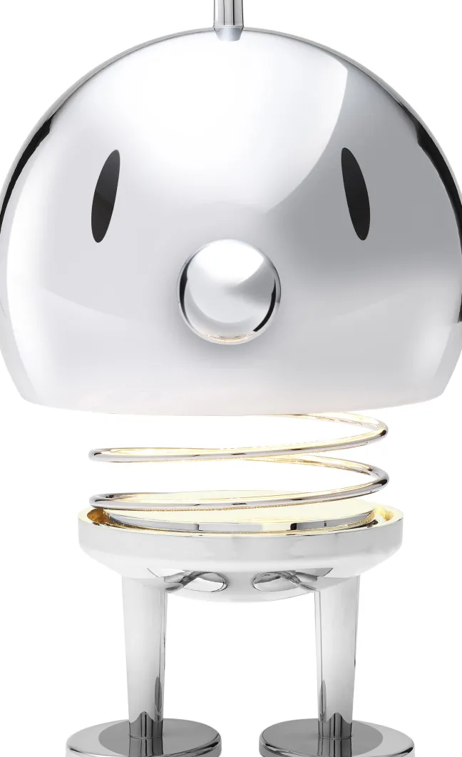 Hoptimist® LED Lampe mit Akku XL chrom