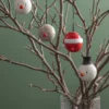 Hoptimist® Rentier Ornament (2 Stück) beige