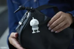 Hoptimist® Taschenanhänger weiß