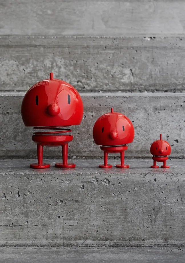 Hoptimist® Wackelfigur Bumble S rot 26073