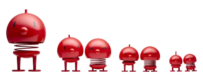 Hoptimist® Wackelfigur Bumble S rot 26073