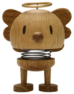 Hoptimist® Wackelfigur Engel Bumble S Eiche braun