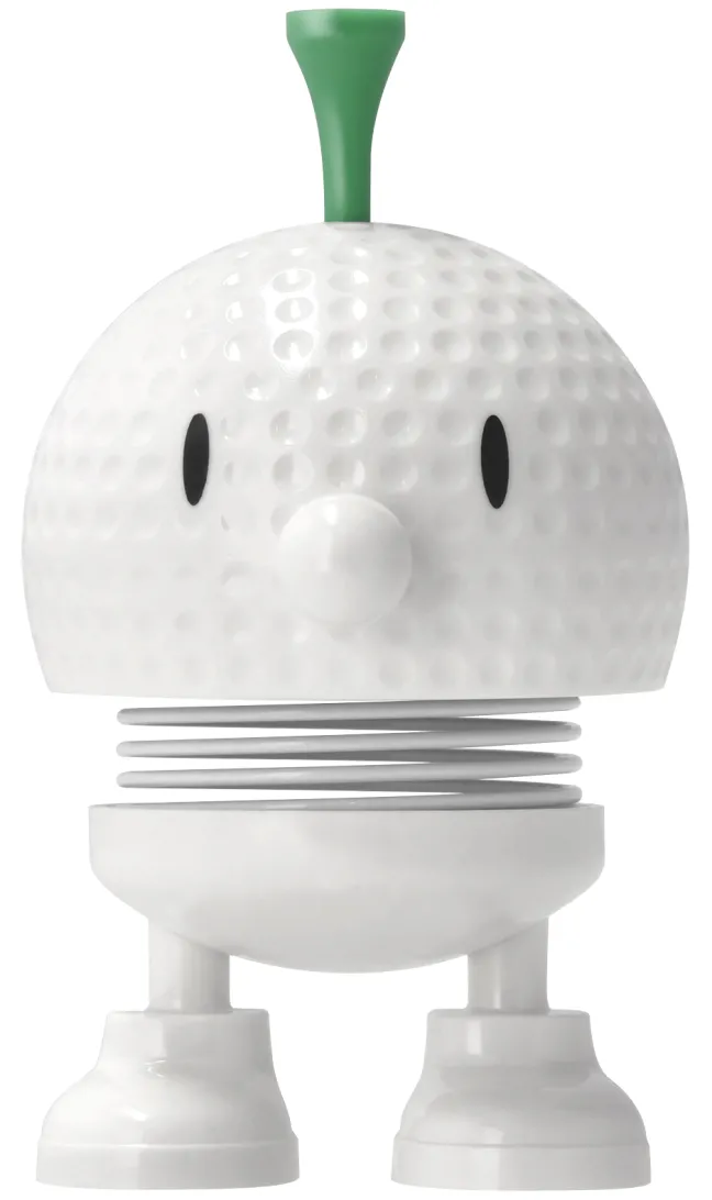 Hoptimist® Wackelfigur Golf Bumble S weiß