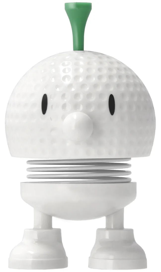 Hoptimist® Wackelfigur Golf Bumble S weiß